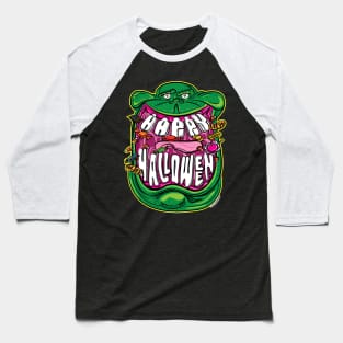 Happy Halloween smile from Slimer Baseball T-Shirt